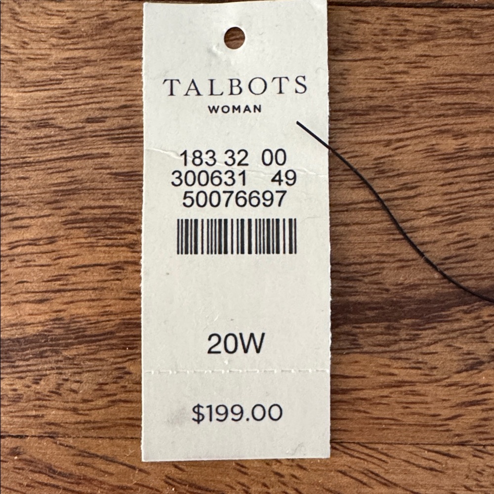 Talbots Ponte-blocked Rose Jacquard Dress - Size 20W - Picture 10 of 10